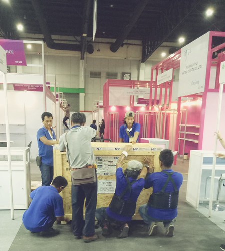 Exhibition setup and installation